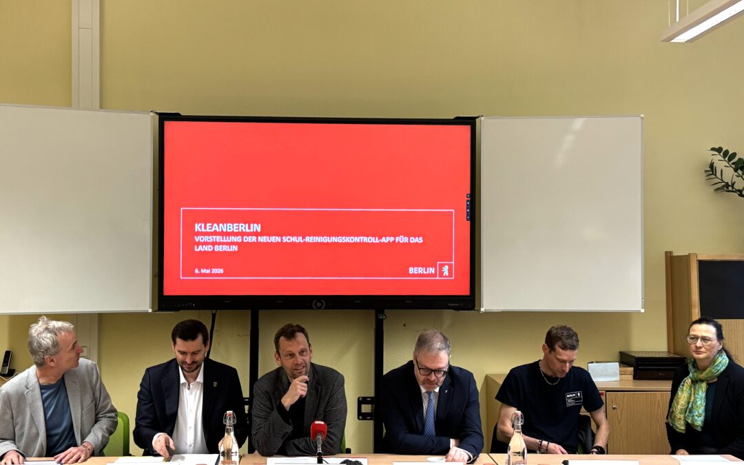 KleanBerlin: Vorstellung der Schulreinigungs-Kontroll-App in Berlin
