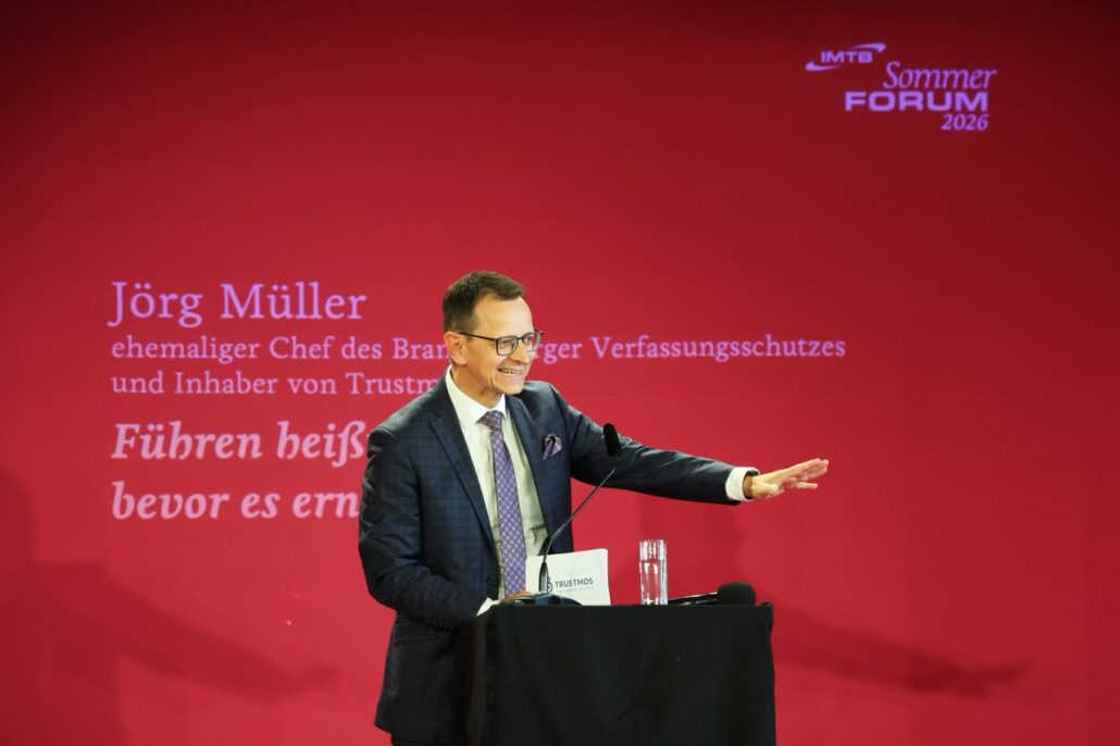 IMTB Sommerforum 2026 - Jörg Müller